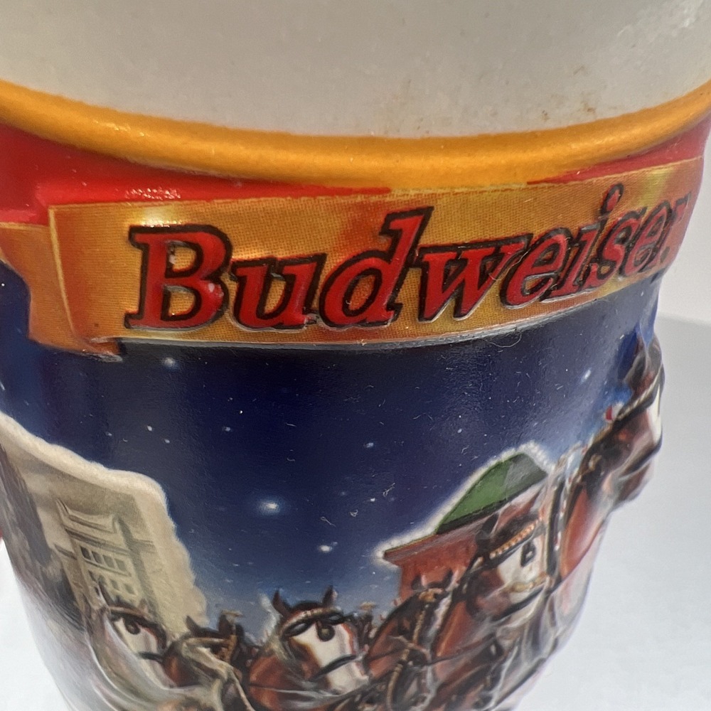 1999 Budweiser 20th Anniversary Holiday Beer Stein Mug - w/COA - - Picture 7 of 10